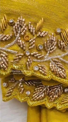 Aariwork blouse designs