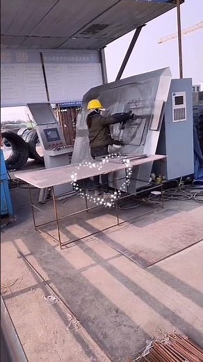 Cutting and bending steel rebar machinery - Dual direction stirrup rebar bender