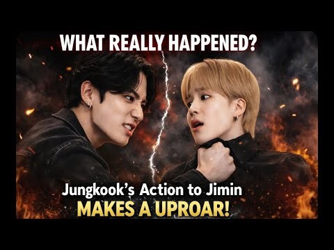 What Really Happened? Jungkook's Action to Jimin Makes a Uproar!!!