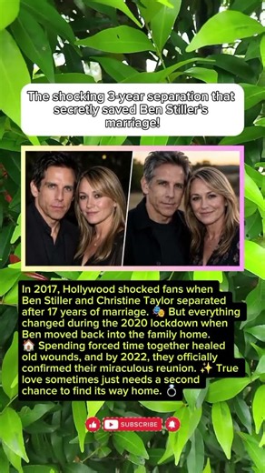 The UNTOLD STORY of How Lockdown Saved Ben Stiller’s Marriage!