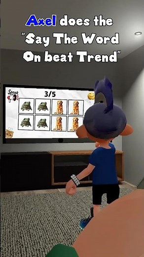(Part 1) Axel does the “Say The Word On Beat” Trend #shorts #gmod #animation #smg4 #angelebenr