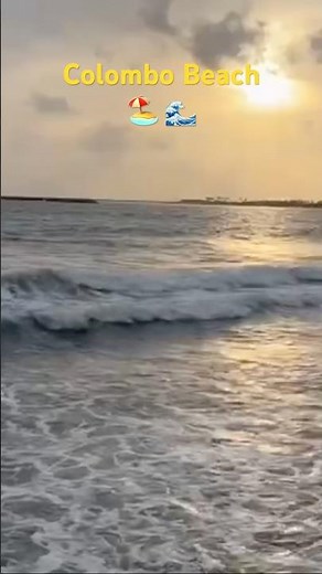 Beach Colombo Sri Lanka 🏖️🌊