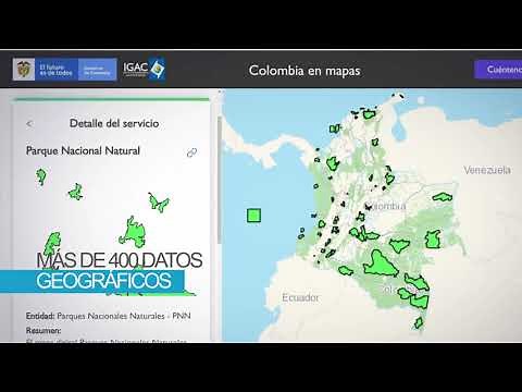 Colombia en Mapas, el nuevo atlas digital del país
