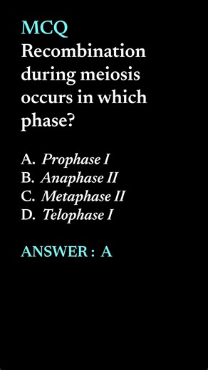 MCQ Quiz: Genetic Recombination | Can You Score 5/5?