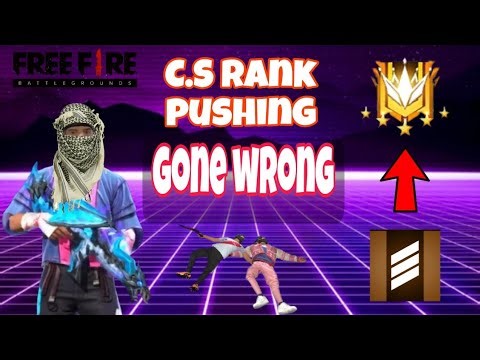 C.S rank push mission gone wrong see what happened 🔥.| Gareena free fire