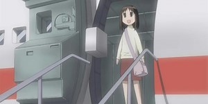 What's the 'America Ya Hallo' catchphrase from 'Azumanga Daioh' about?