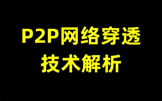 P2P网络穿透技术解析：打破NAT限制，实现点对点通信