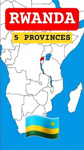 5 Provinces of Rwanda 🇷🇼