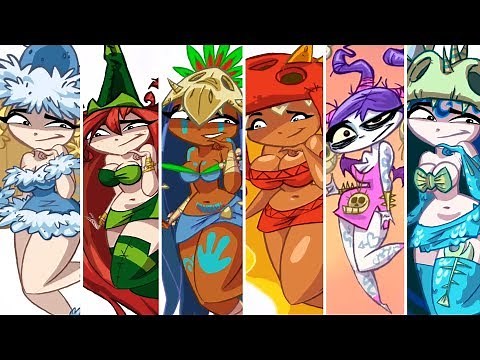 Rayman Origins - All Nymphs and Powers