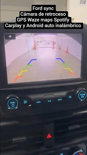 Backup or reverse camera installation for Ford EcoSport Ka Fiesta Focus Sync 2 3 2.5 Waze GPS