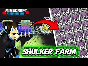 The Most OP🤯 Shulker Farm in Minecraft Survival #16