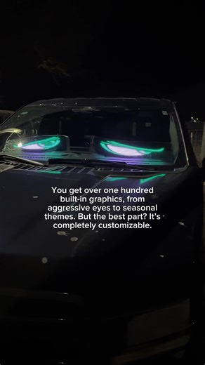 Looking for the ultimate car accessory? The Devil’s Eye LED matrix is a flexible, app-programmable scrolling sign perfect for pickups, SUVs, and cars. Display over 100 animations or create your own custom scrolling text for advertising or fun. USB-powered and easy DIY installation. Watch to see all the graphics in action! #CarAccessories #TruckMods #DevilsEye #LEDCarSign #PickupTruck