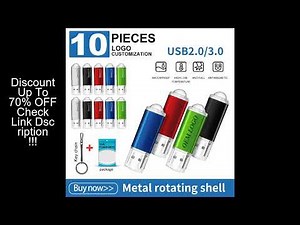 10PCS Custom LOGO USB Drive High Speed Usb Stick 3.0/2.0 Pen Drives 64G 32G Metal Flash Drive USB Me