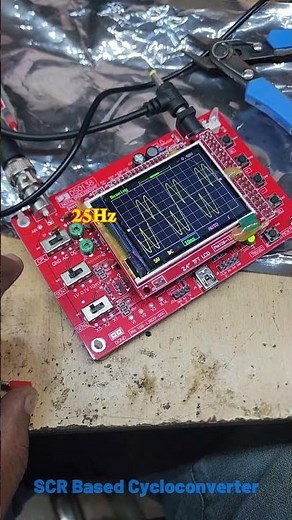 Scr based cycloconverter using arduino electrical engineering project #btechprojects #arduino