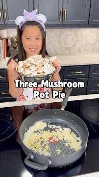 Three Mushroom Pot Pie #recipe #cooking #potpie