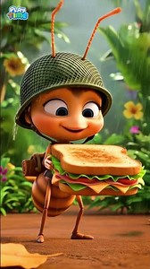 Ants Go Marching One by One 🐜 | Learn Good Habits | Baby Nursery Rhymes | #Shorts