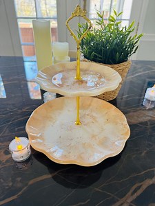 Elegant 2-tier Resin Cupcake Stand – Dessert Display for Weddings & Parties - Etsy