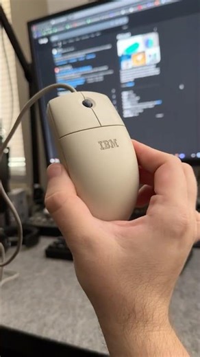 found this IBM mouse from 1998 at the thrift #shorts