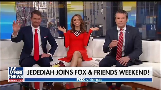 We're so excited to have Jedediah Bila on the Fox & Friends weekend team! Tune in for more adventures every Saturday and Sunday | Fox & Friends