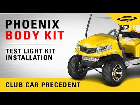 Club Car Precedent | DoubleTake Light Kit | Test Phoenix Deluxe Light Kit Components