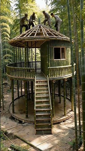 Building a Bamboo House From Scratch 🌿