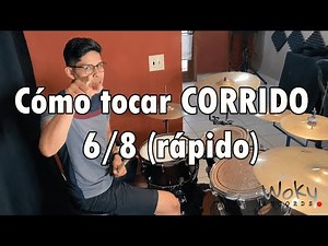 Cómo tocar CORRIDO RÁPIDO fácil | Tutorial | Baterista norteño