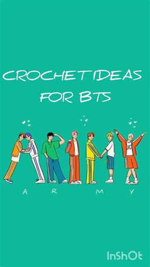 Crochet ideas for BTS ARMY💜 #shorts #viral #youtubeshorts#viralvideo #ytshorts @roysisters5061