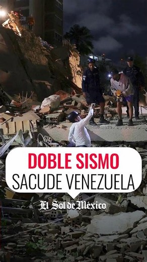 Doble sismo sacude Venezuela