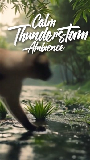 Calm Thunderstorm Ambience for Relaxation 🌧️ #relaxingmusic #stressrelief #deepsleep #meditation