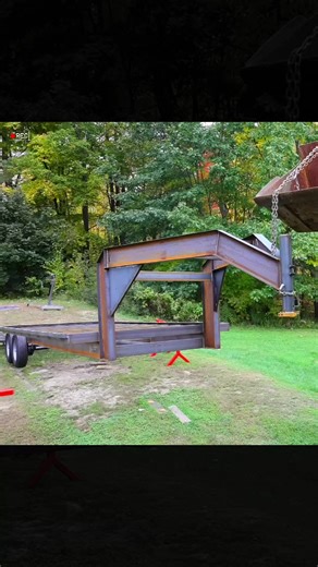 Building a 40,000-Pound Gooseneck Trailer From Scratch. Part-1 | Jeffrey X