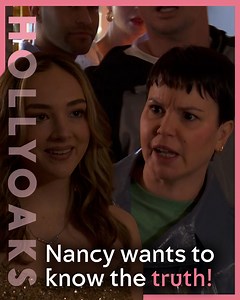 Nancy crashed Grace's party and found Frankie! She wants answers! | Hollyoaks