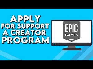 How To Apply For Support-a-Creator Program on Epic Games PC