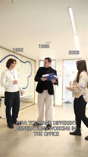 When you have different generations working in the same office.🤣 Join our team now! Link in bio ☝️ | Teleperformance Albania