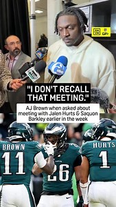 9.9K views · 457 reactions | A.J. Brown spoke with the media after the Eagles’ loss to the Giants   via X/EJ Smith #ajbrown #eagles | NFL on DAZN | Facebook