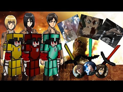 Attack on Titan 32x Anime Texture Pack Bundle Part 1