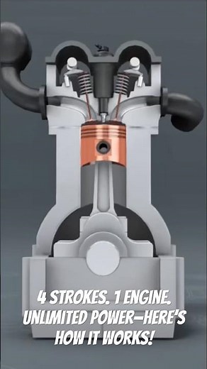 Four Stroke Engine Cycle Animation