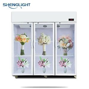 [Hot Item] Luxury Floral Showcase Cabinets with Advanced Humidity Control