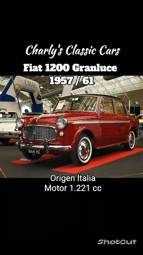 3.4K views · 229 reactions | Fiat 1200 Granluce 1957/61 #classiccar #classiccars #fiat #autoclasico #viral | Charly's Classic Cars | Facebook