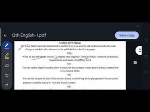 🔥 Class 12 English Writing Section | 100% Exam-Oriented Notes | MP Board 2025–26