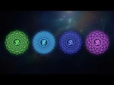 🟢🔵🟣⚪ 3 Hour Higher Chakras Meditation | Heart, Throat, Third Eye & Crown | Healing & Inner Awareness