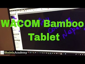 Tips how to use WACOM Bamboo tablet CTL471