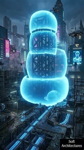 Building a Cyberpunk Metropolis: The Future is Here 🌆🏮 #Cyberpunk #Architecture