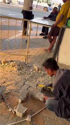 Interlock stone fixing