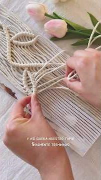 Macrame Leaf Tapestry Tutorial (Beginner Mode) #macrame #diy #macrameprojects #macramewall