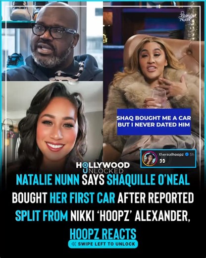HOLLYWOOD UNLOCKED on Instagram: "HU Staff: Ariela Anís @ari.anis Oop! After Natalie Nunn claimed Shaquille O’Neal bought her her first car — amid a reported split from girlfriend Nikki “Hoopz” Alexander — Shaq’s ex is reacting! O’Neal and Alexander began dating sometime after they met on his reality show ‘Shaq Vs.’ in 2009. By August 2010, they were engaged, but by August 2012, they called off their engagement. While appearing on the December 26 episode of Cam Newton’s ‘Funky Friday’ podcast, N