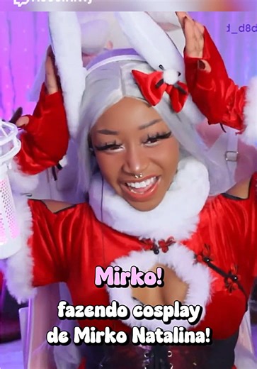Christmas Mirko!! 🐰🎁 #funnyclips #girlstreamer #mha #mirko #clips | mirko mha