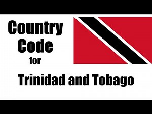 Trinidad and Tobago Dialing Code - Trinidadian and Tobagonian Country Code & Telephone Area Codes