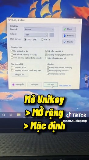 Cách sửa lỗi gõ tiếng Việt trên máy tính với Unikey
