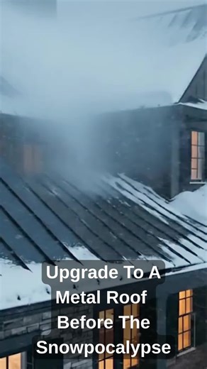 The forecast? ❄️❄️❄️ The solution? A roof built for it. Get prepared before winter weather hits the Carolinas. #SnowReady #MetalRoofMagic #WinterPrep #StormSmart #HomeUpgrade #RoofGoals #GatorMetalRoofing
