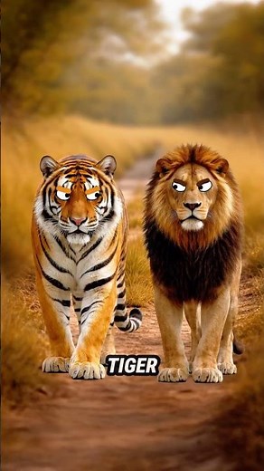 Tiger vs Lion — One Mistake Ends It